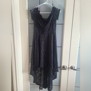 Elegant Black Lace Dress
